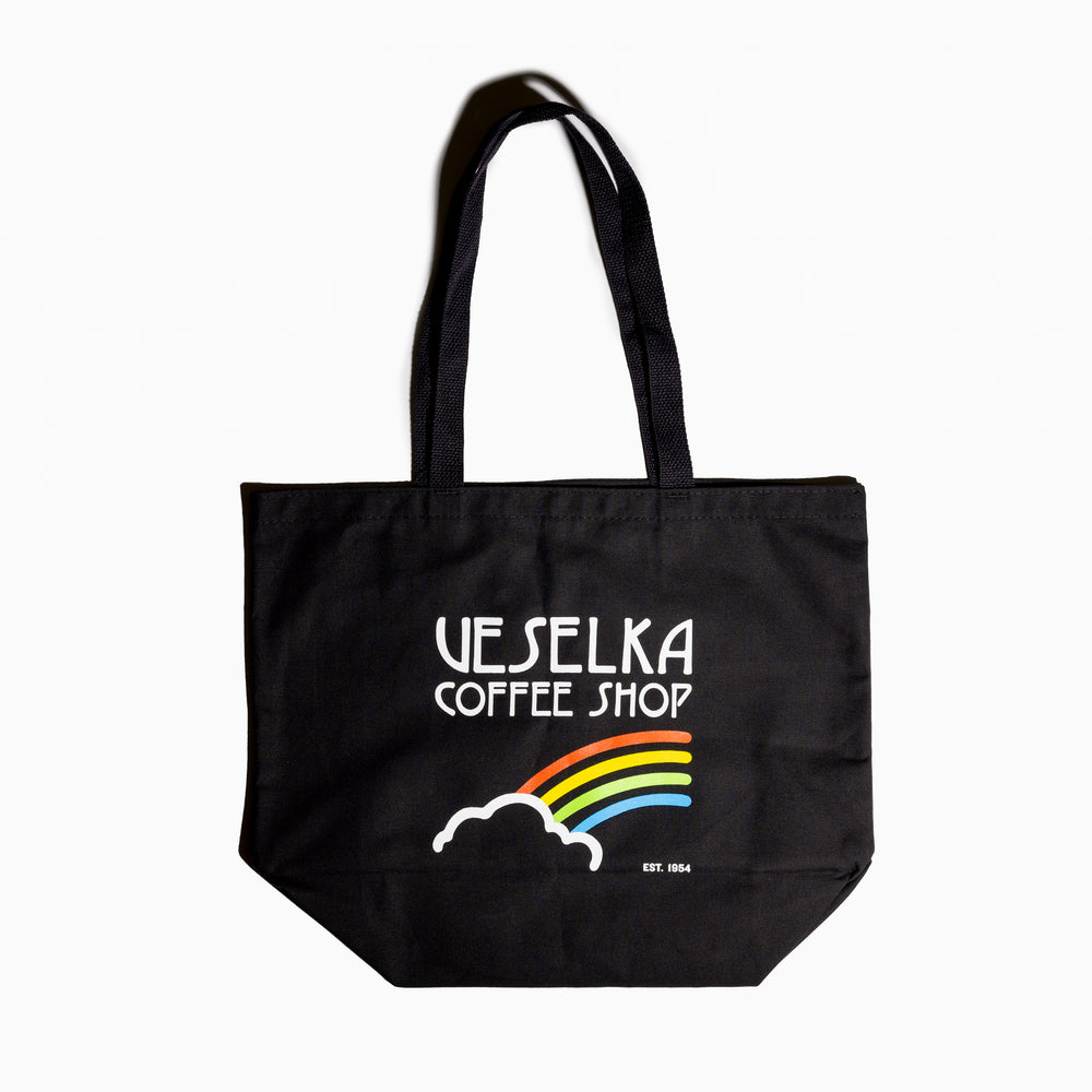 Vintage Veselka Rainbow Tote Bag