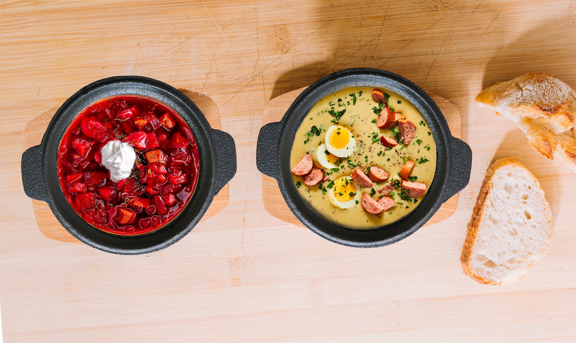 White Borscht vs Red Borscht: A Flavorful Face-off