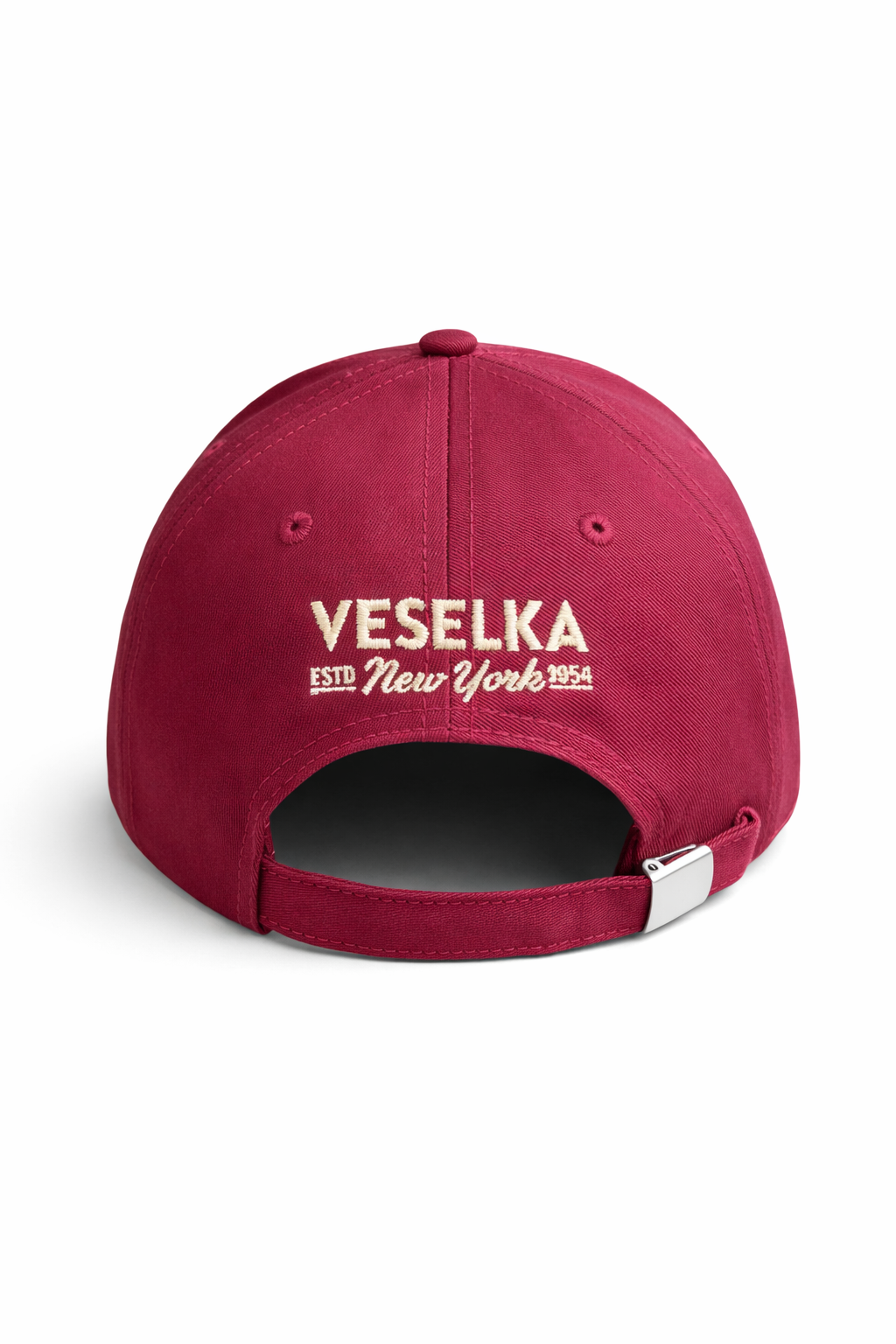 Veselka Burgundy Pierogi Cab Hat