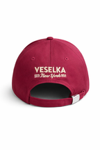 Veselka Burgundy Pierogi Cab Hat