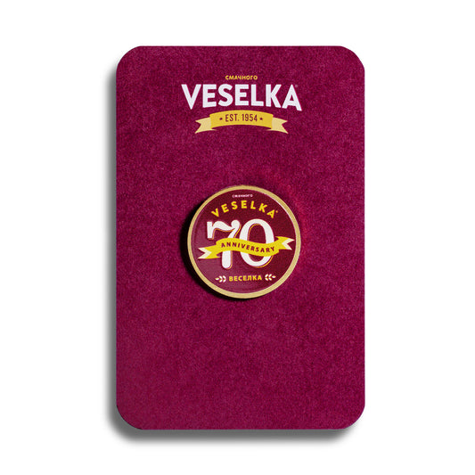70th Anniversary Veselka Enamel Pin