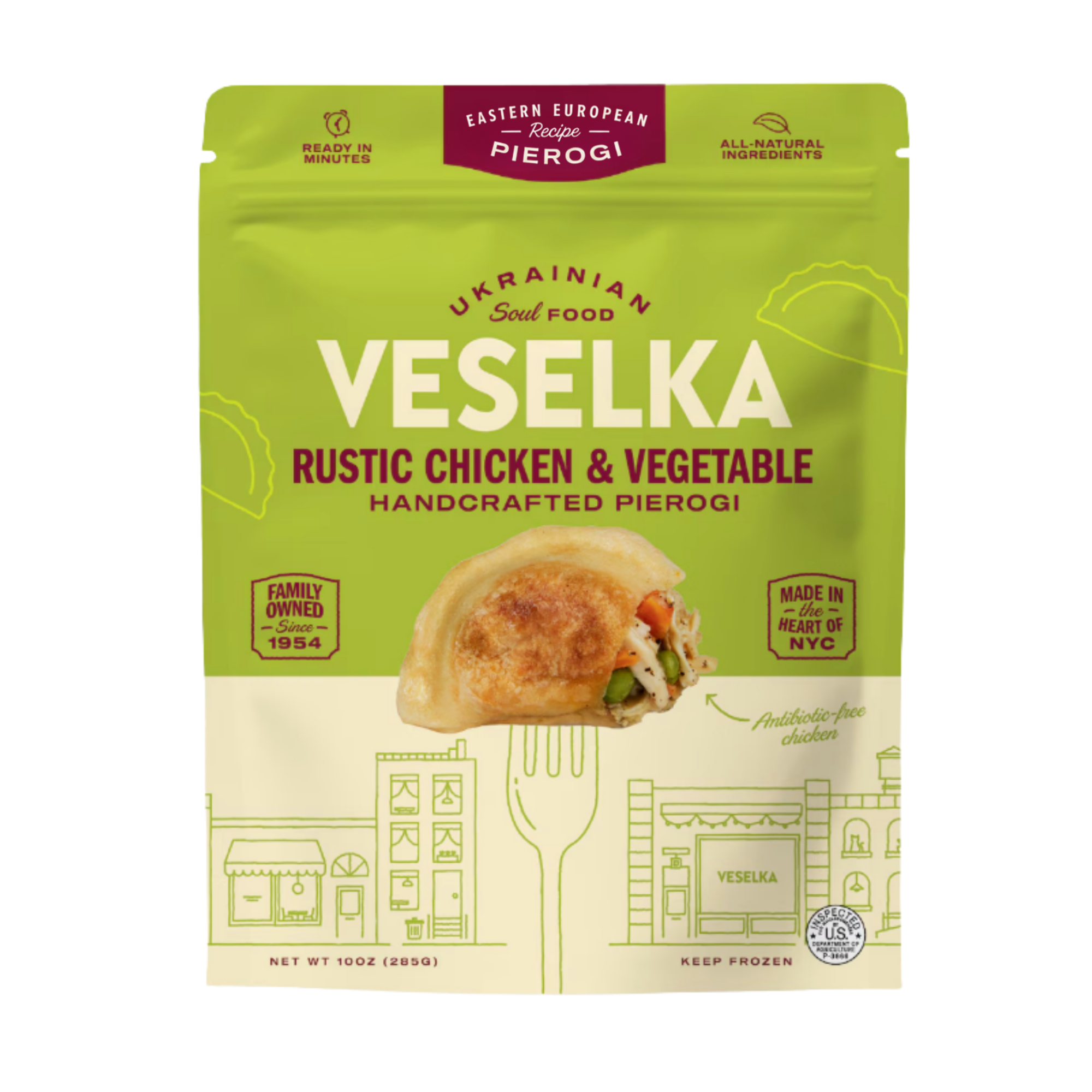 Chicken & Vegetable Pierogi