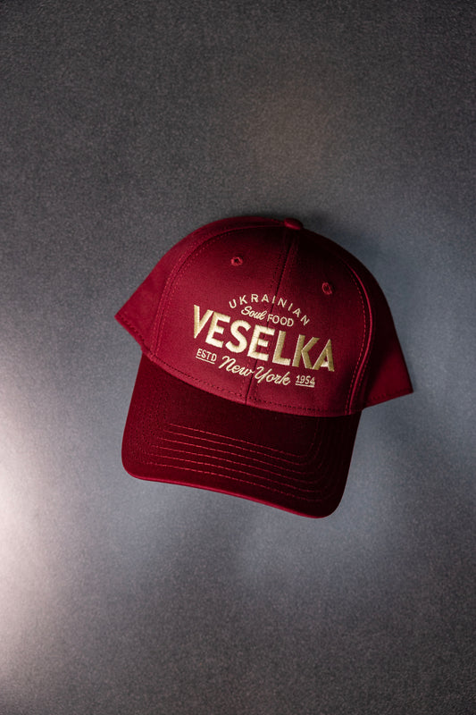 Veselka Burgundy Hat