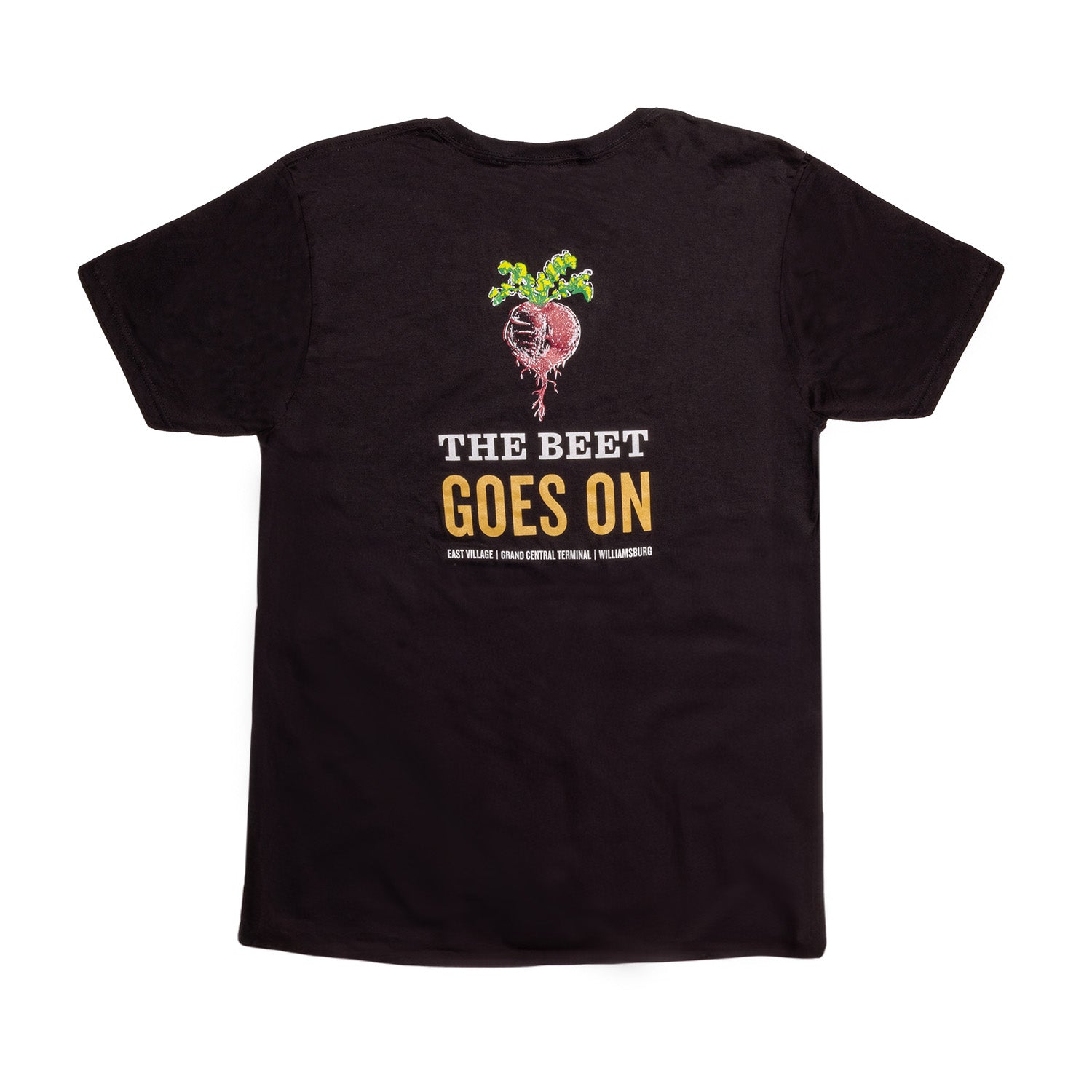 The Beet Goes On t-shirt back