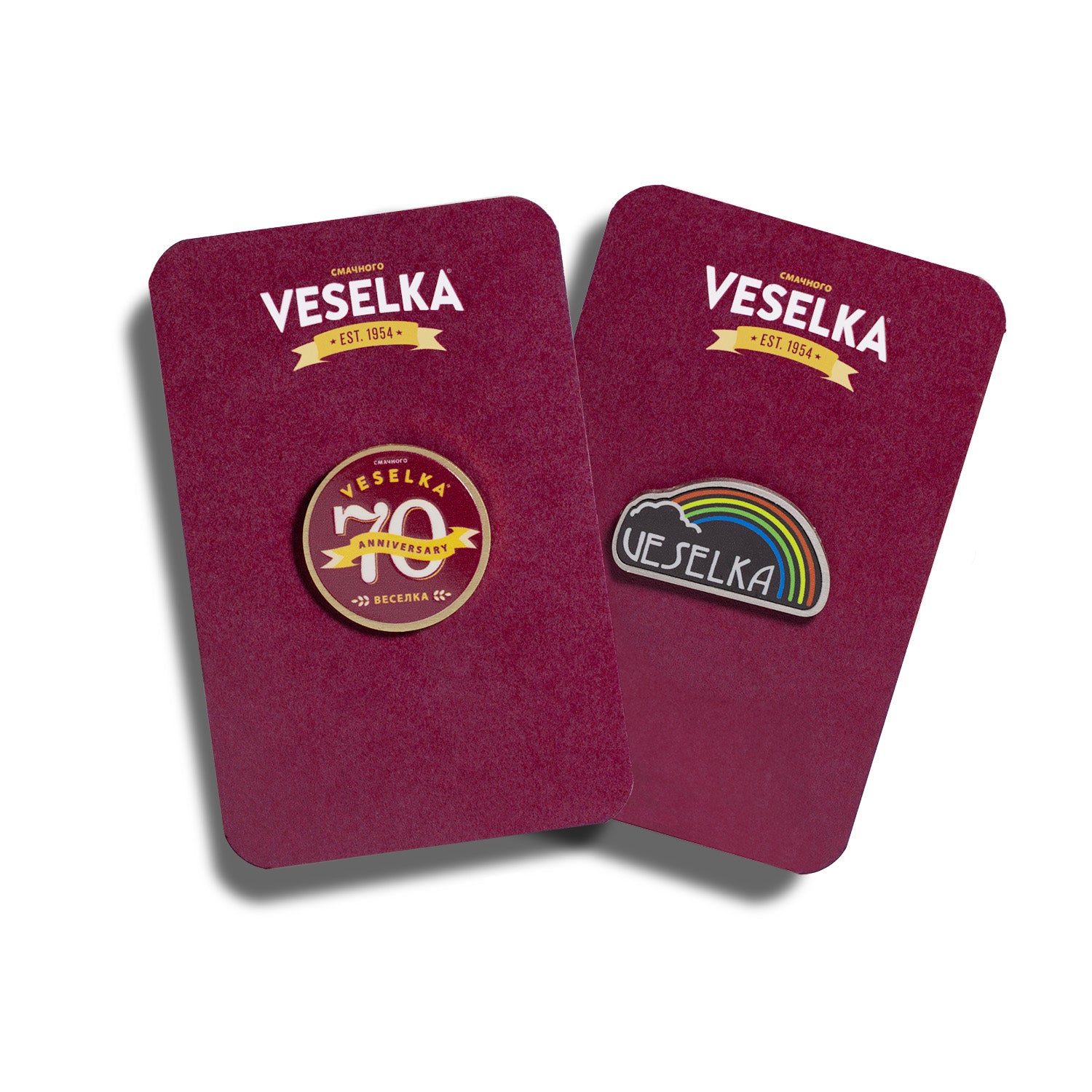 Veselka heritage bundle, anniversary rainbow pin