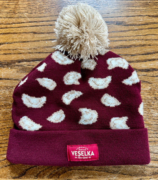 New Burgundy Veselka Beanie