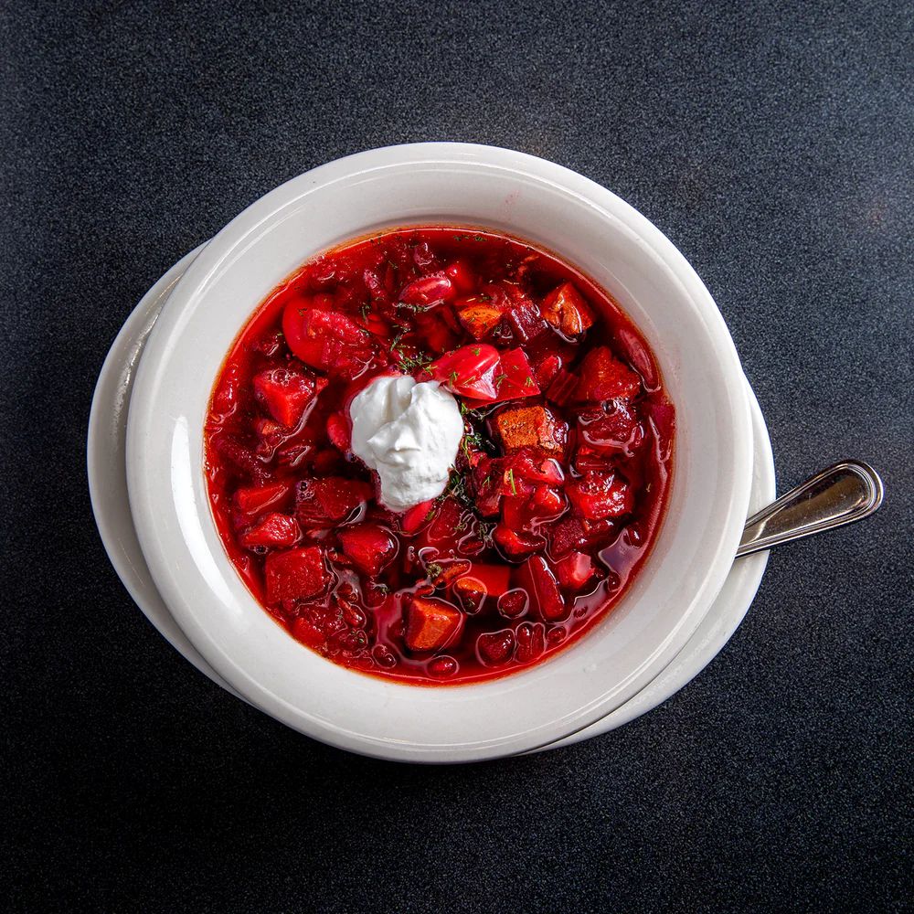 Ukrainian Borscht with Beef 