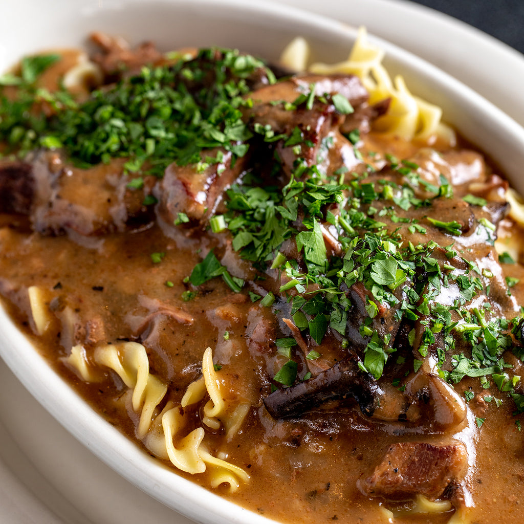 Buy Beef Stroganoff - close up