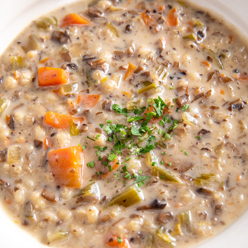 Mushroom Barley Soup Veselka 2