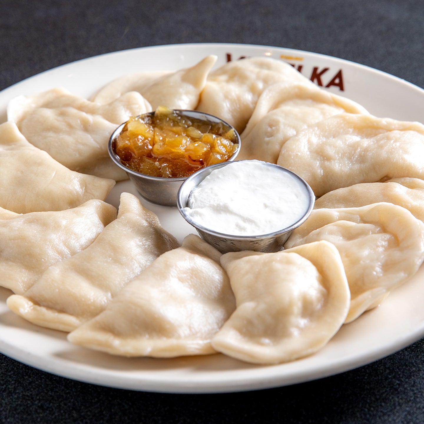 Bacon Egg and Cheese Pierogi Veselka 2